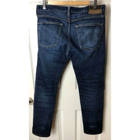 J. Crew 484 Dark Wash Blue Denim Slim Fit Jeans Men's Size W31 L30 - Picture 8 of 12